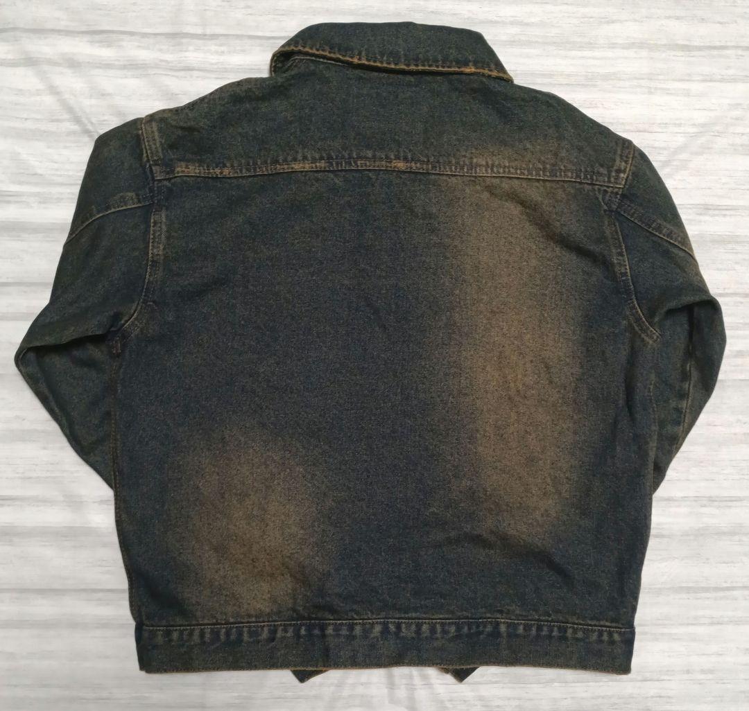 ジャケット・アウター BADWAY Wave classic overdye denim Jacket