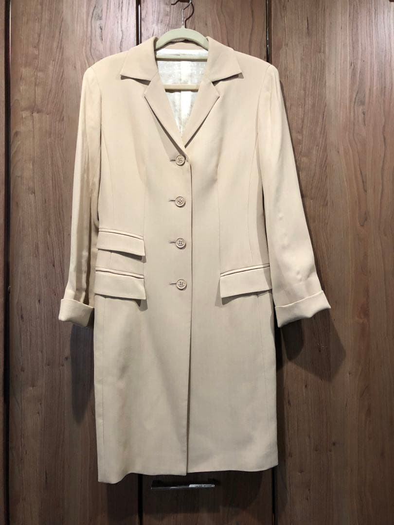 美品ランバンコレクションテーラードジャケット ベージュ