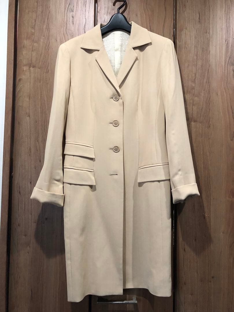 美品ランバンコレクションテーラードジャケット ベージュ