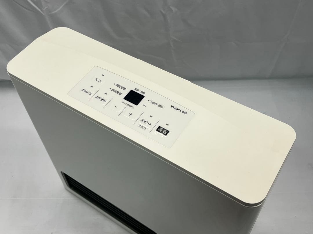 大阪ガス ガスファンヒーター 140-5902 ホワイト 都市ガス用 2021年