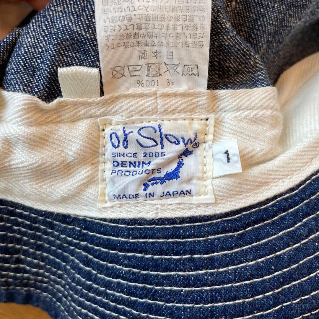 オアスロウ　デニムハット サイズ1