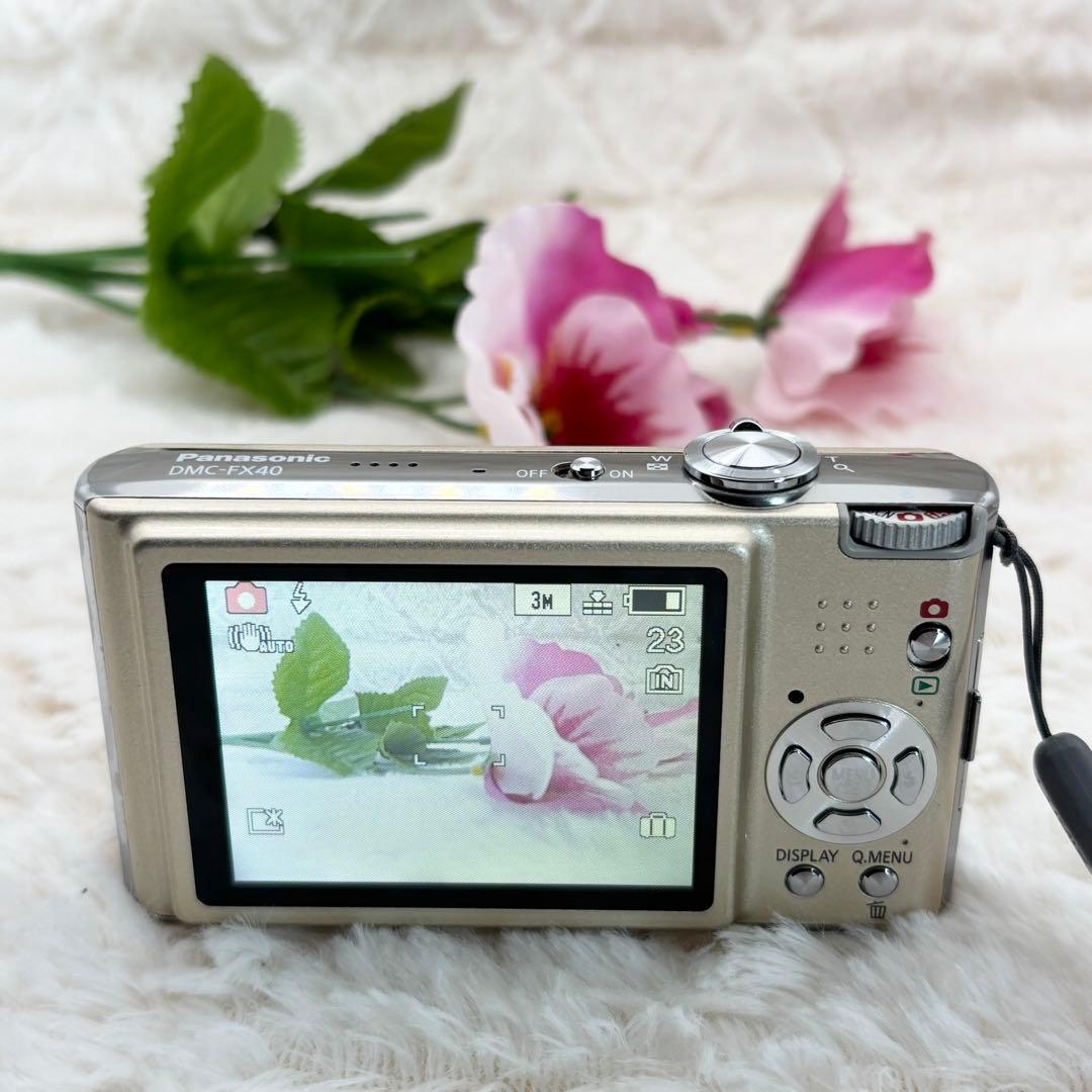 動作良好 Panasonic LUMIX DMC-FX40 ゴールド