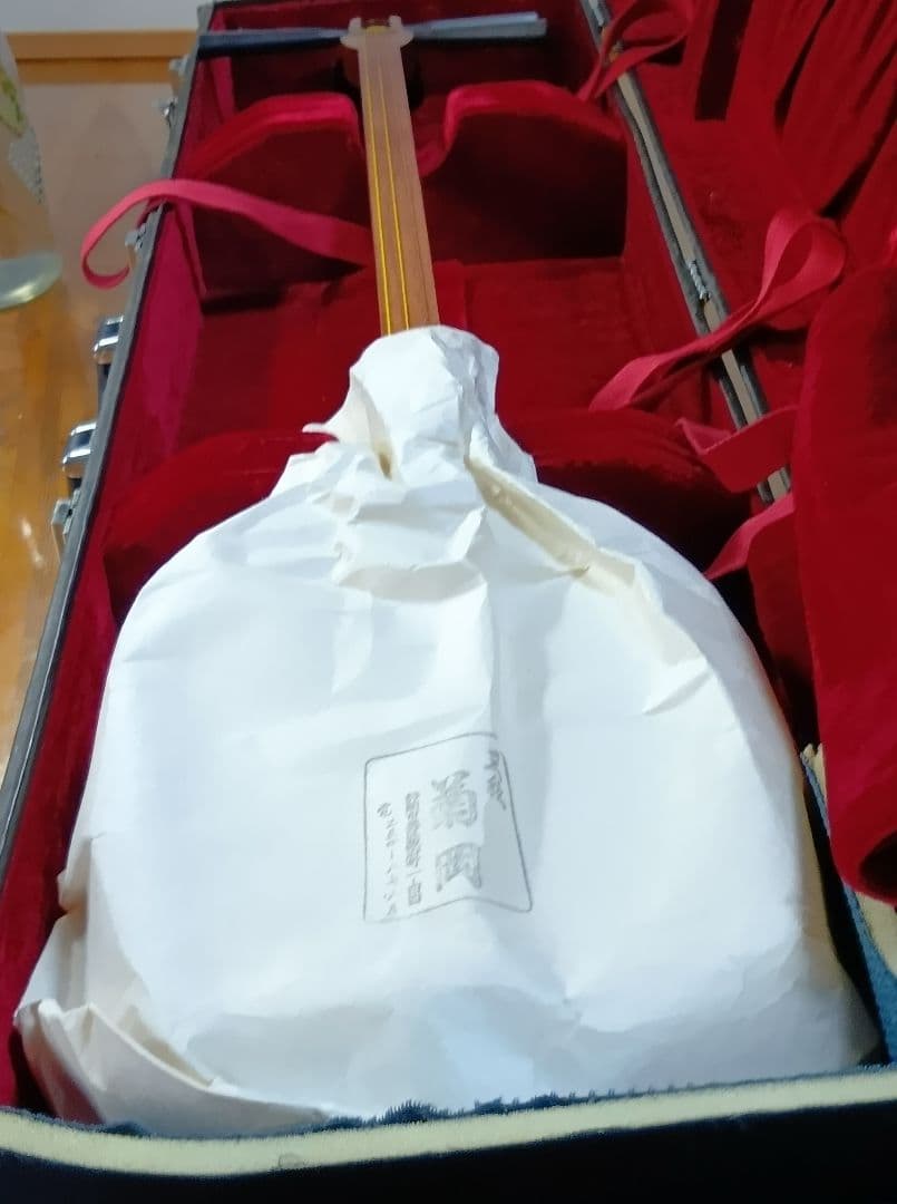 三味線 本体 ケース・撥・附属品付 天然素材 御三絃 地唄 長唄 お稽古用 入門