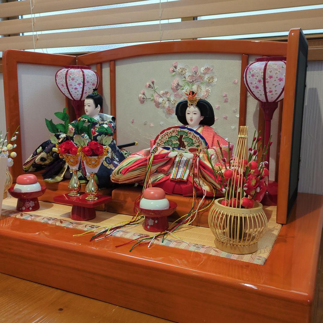 ひな祭り用雛人形 コンパクト