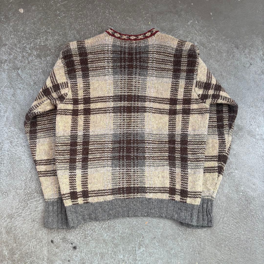 90s Polo Ralph Lauren Vネック　ウールニットセーター