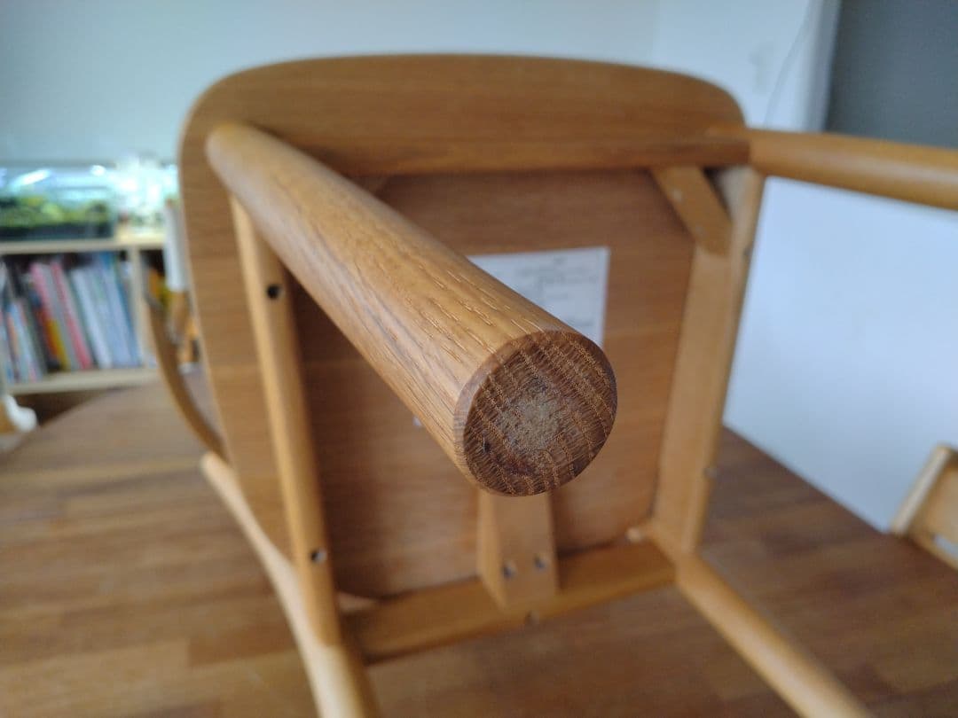 【極美品】MUJI無印良品 オーク無垢材チェア オイル仕上げ 深澤直人