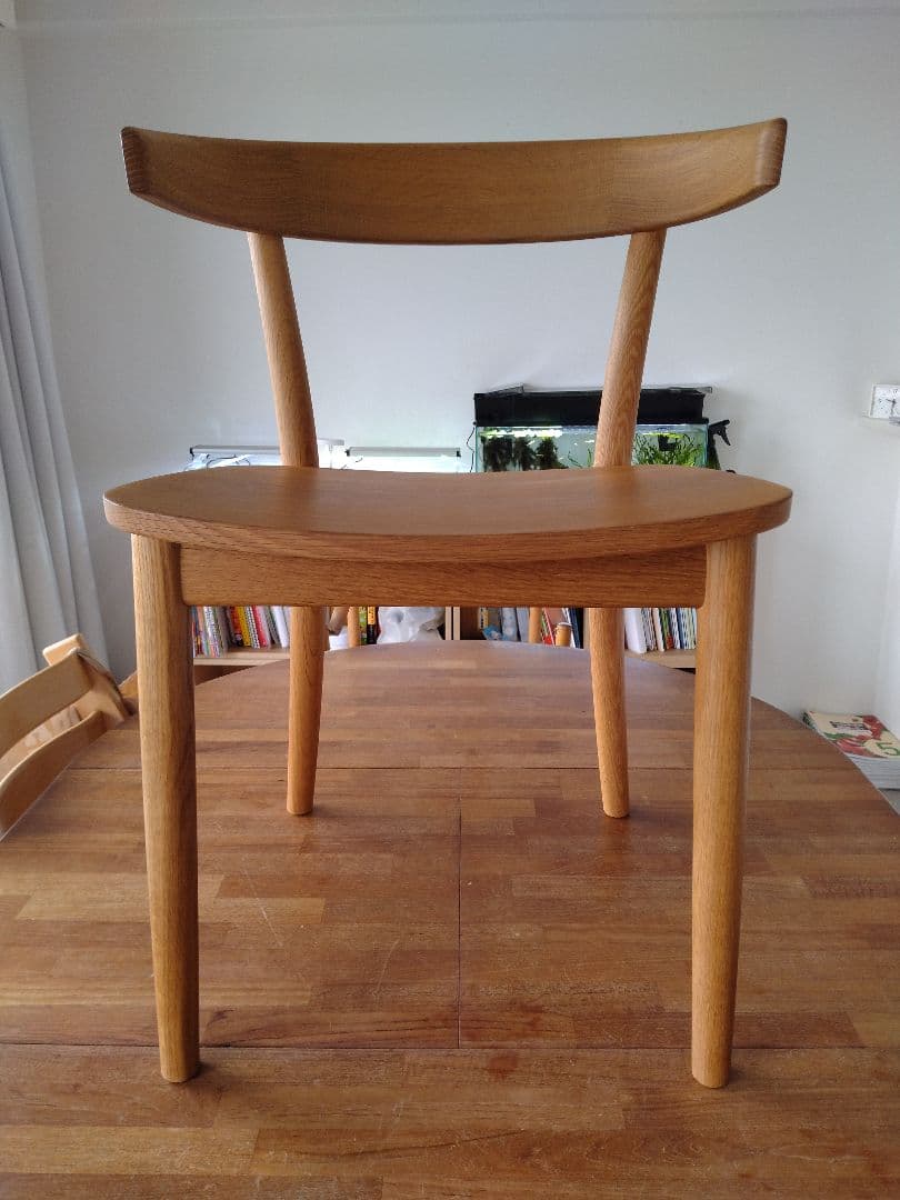 【極美品】MUJI無印良品 オーク無垢材チェア オイル仕上げ 深澤直人