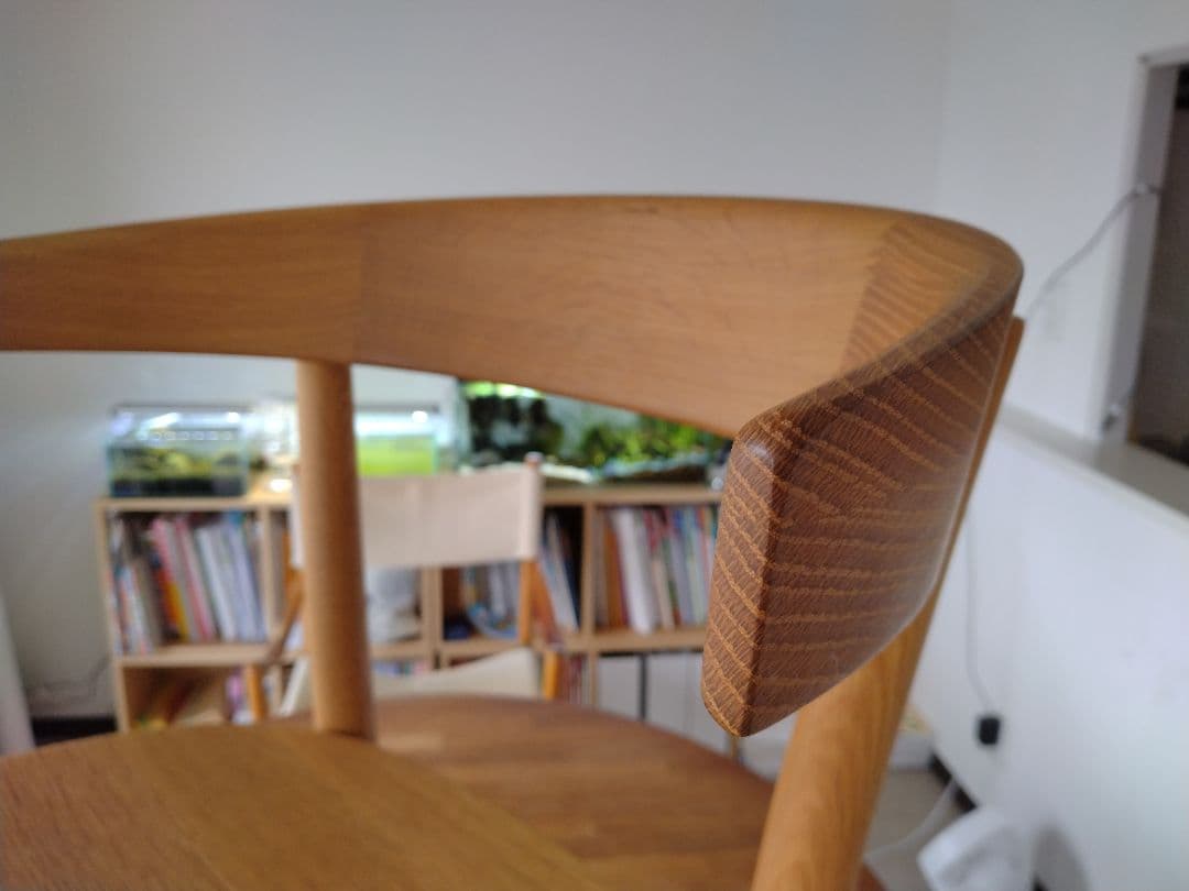 【極美品】MUJI無印良品 オーク無垢材チェア オイル仕上げ 深澤直人