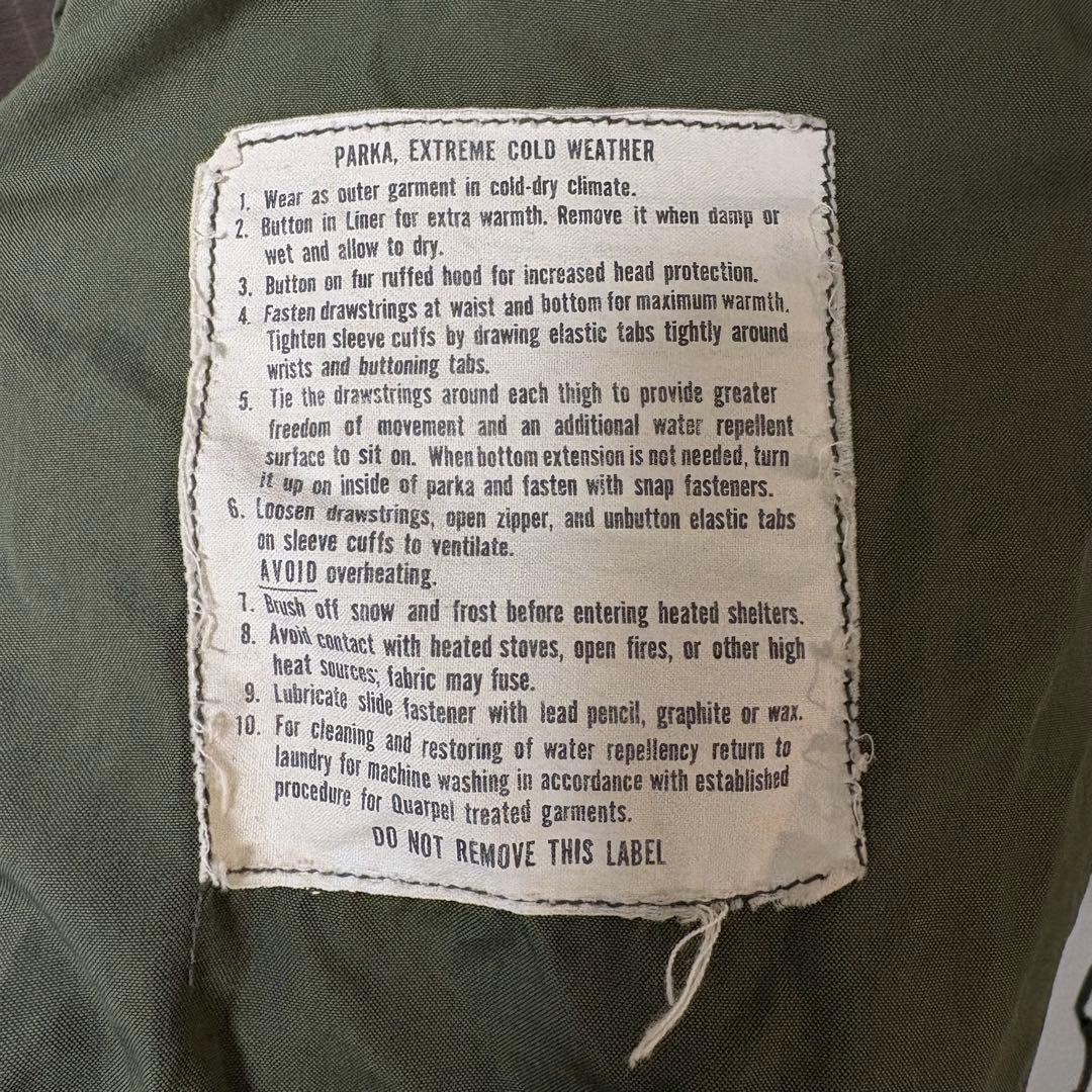 【米軍実物】M-65 フィッシュテールパーカー 初期型