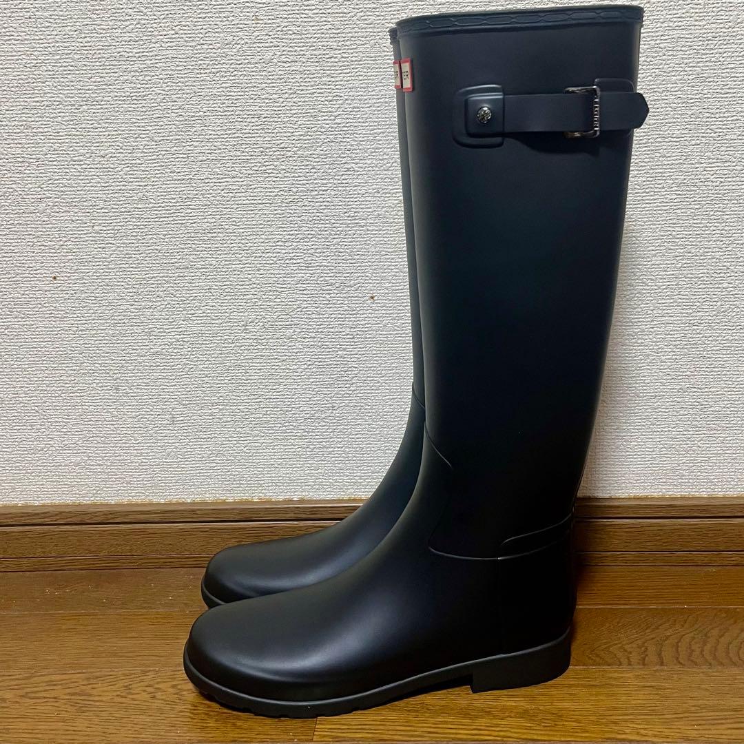 フォロワー300円引　超美品未使用級　HUNTER　ハンター　レインブーツ　長靴