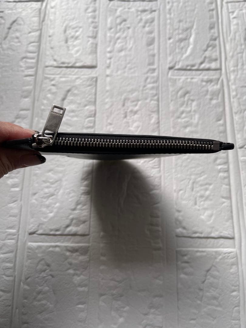 ジルサンダー❤️ハート型 黒 レザー ケース