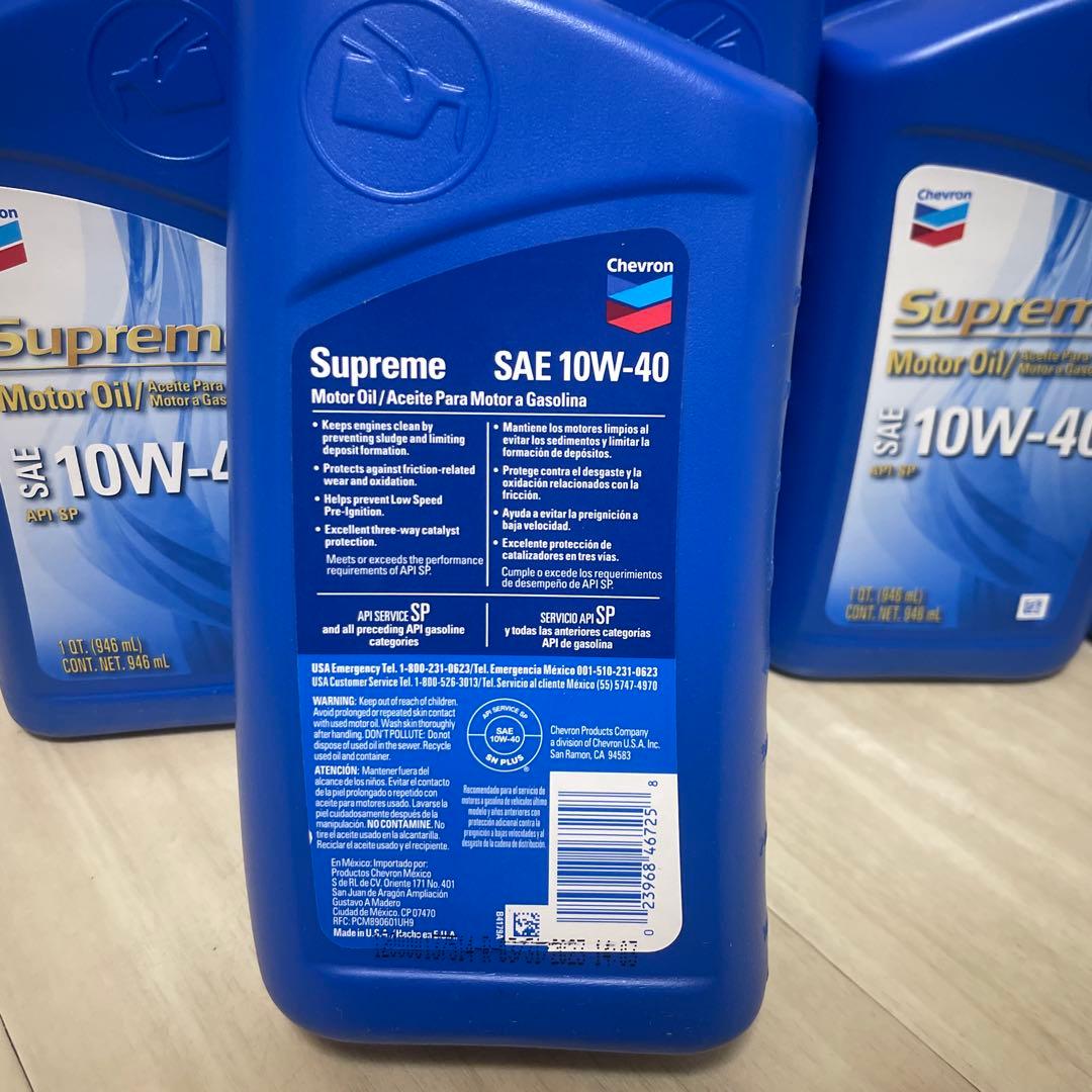 ◆*◆様 Chevron Supreme Oil 10W-40 946ml 10