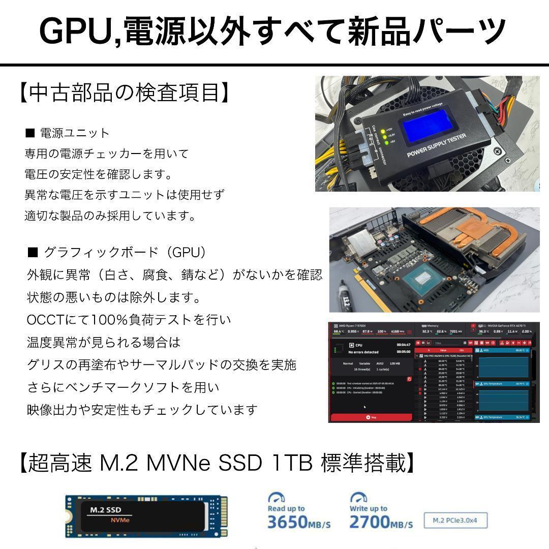 【新品パーツ】ゲーミングPC RTX3080 Ryzen7 DS900WH