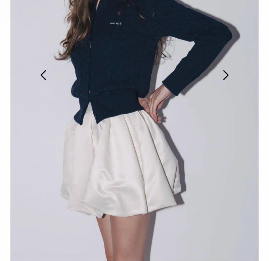 the toe venice balloon skirt ホワイト