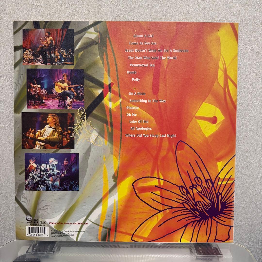 NIRVANA / UNPLUGGED IN NEW YORK EU盤レコード