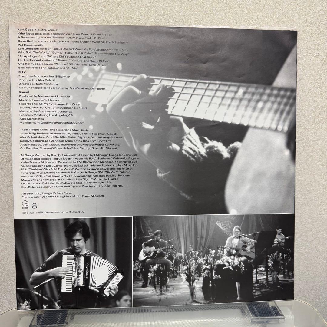 NIRVANA / UNPLUGGED IN NEW YORK EU盤レコード