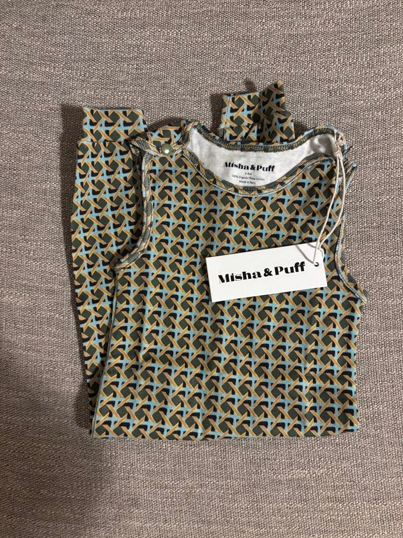 ロンパース・カバーオール Misha&Puff 0-6m Snap Overall