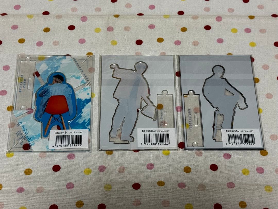 渡辺碧斗 グッズ第1弾 アクリルスタンドABCセット