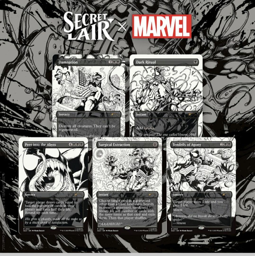 マジック：ザ・ギャザリング MTG Secret Lair Spider-Man Venom Inks