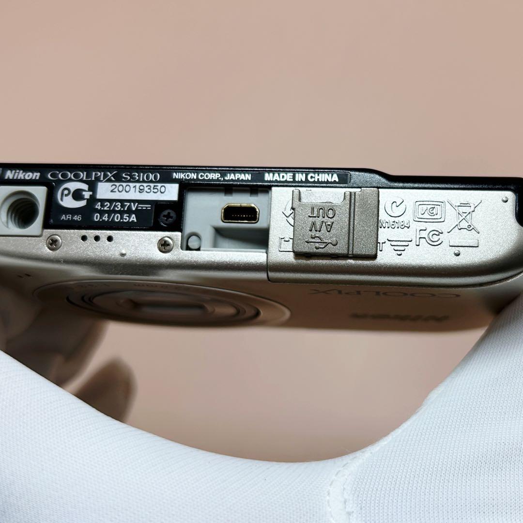 【美品/動作確認済み】Nikon COOLPIX S3100 シルバー
