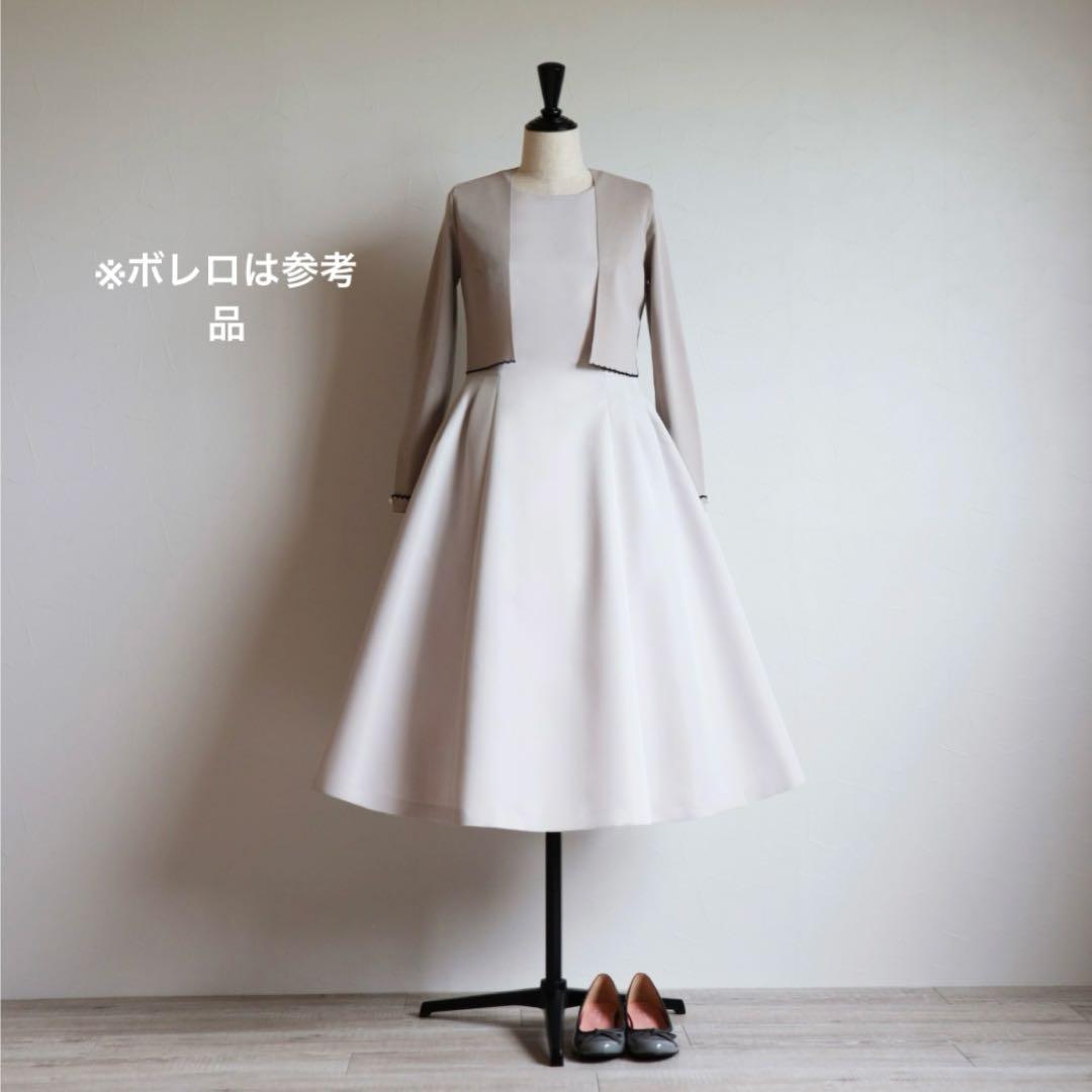 らるん様 jolie mignon グログランタックフレア エレガントワンピース