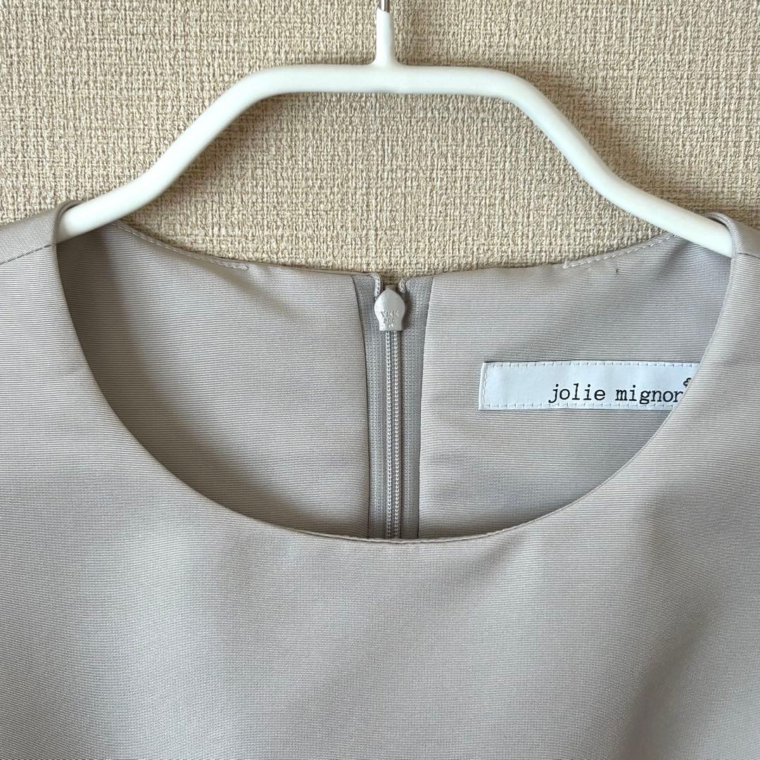 らるん様 jolie mignon グログランタックフレア エレガントワンピース