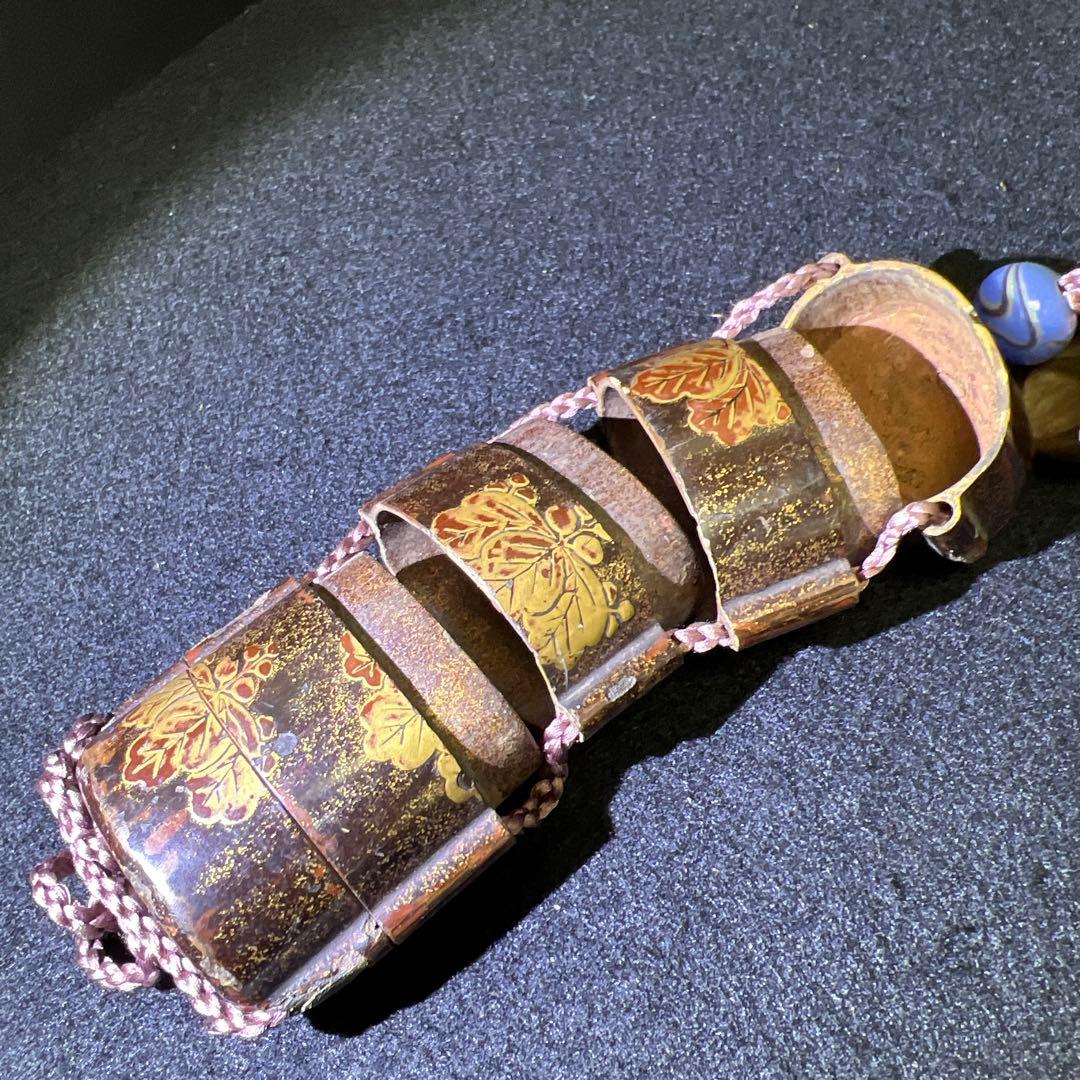 江戸時代　蒔絵五段印籠　74g 東Y7-1203☆2F