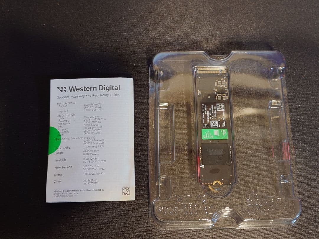 WD Green SN3000 NVMe SSD 1TB M.2 　ほぼ新品