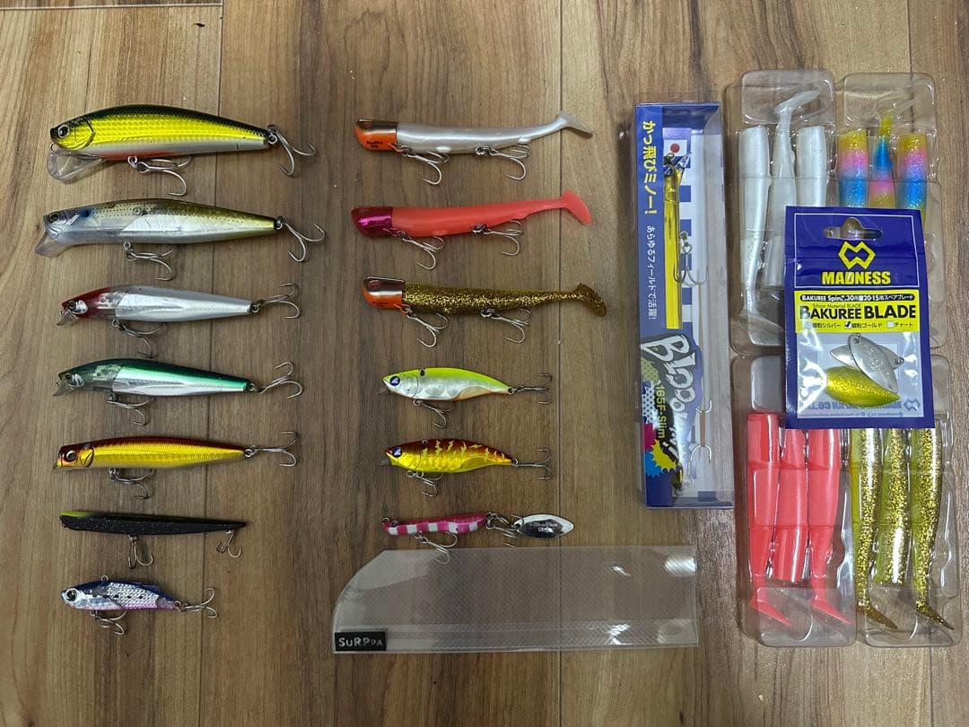 シーバスルアーセット ブルーブルー・メガバス・シマノ・デュオ・ロンジン・ダイワ