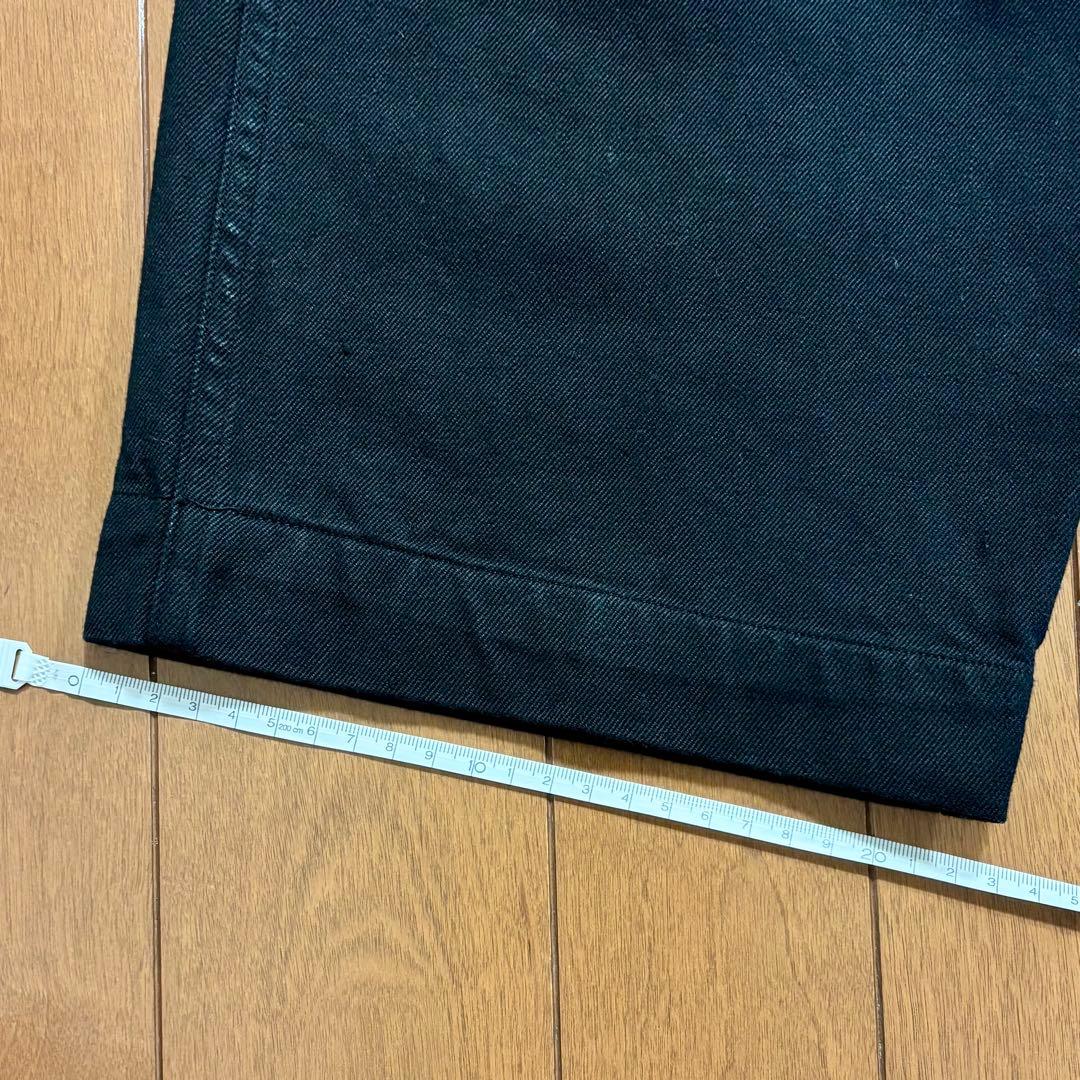 実物 本物 M52チノ パンツ デッドストック 35 フランス軍 黒染め