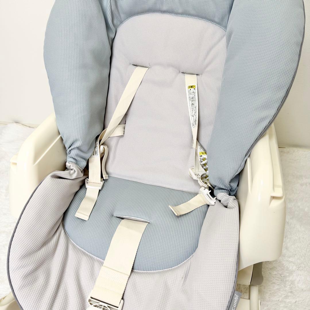 極美品 Combi ネムリラ ハイローチェア 手動 バウンサー