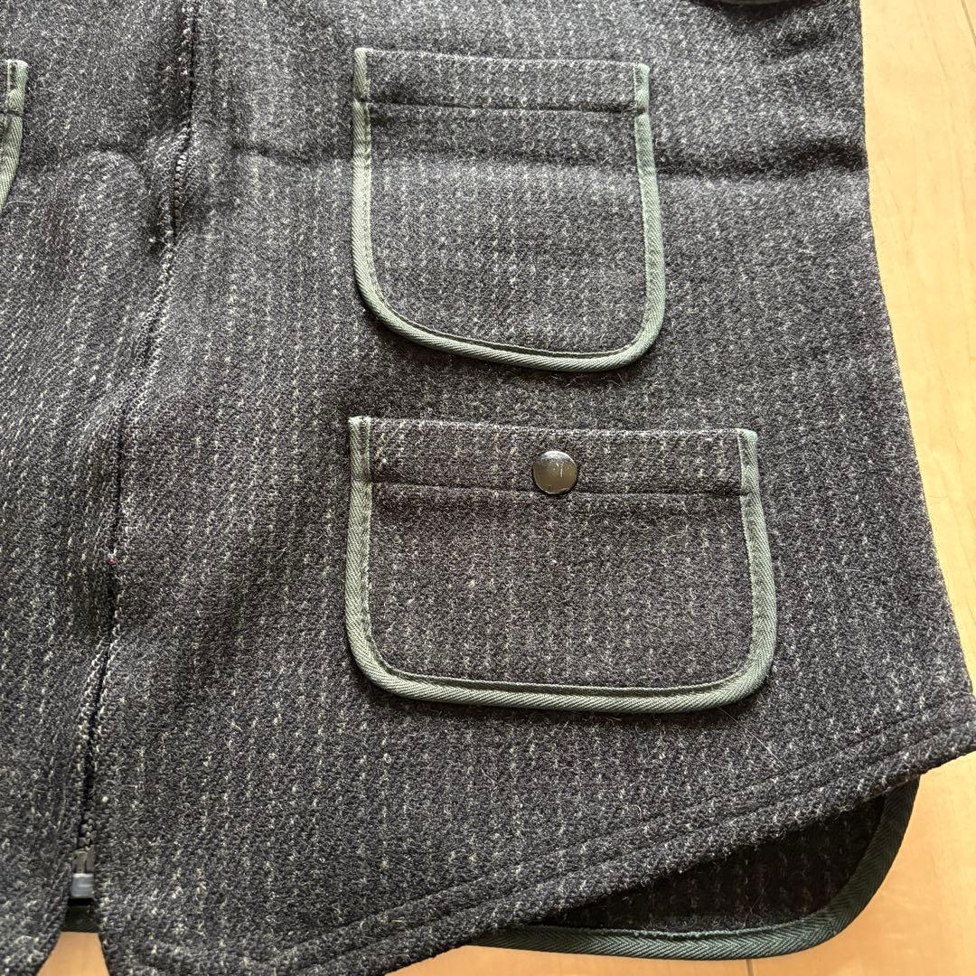Woolrich ウールベスト 70年代 USA製 サイズ40 ブラウンズビーチ
