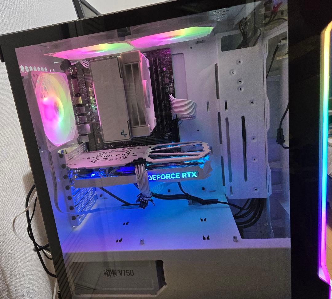 稼働少 高性能 ホワイト ゲーミングpc 4060Ti モンハンワイルズ