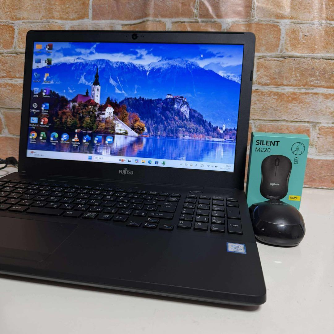 富士通ノート PC 高速起動SSD メモリ8GB Windows11 オフィス付