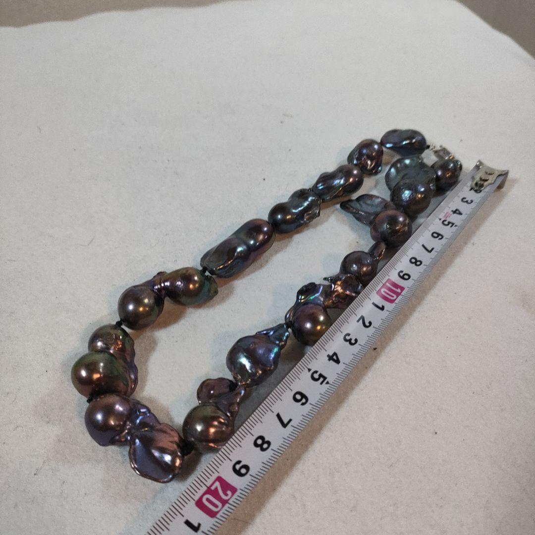 b71 パール　黒蝶　ネックレス