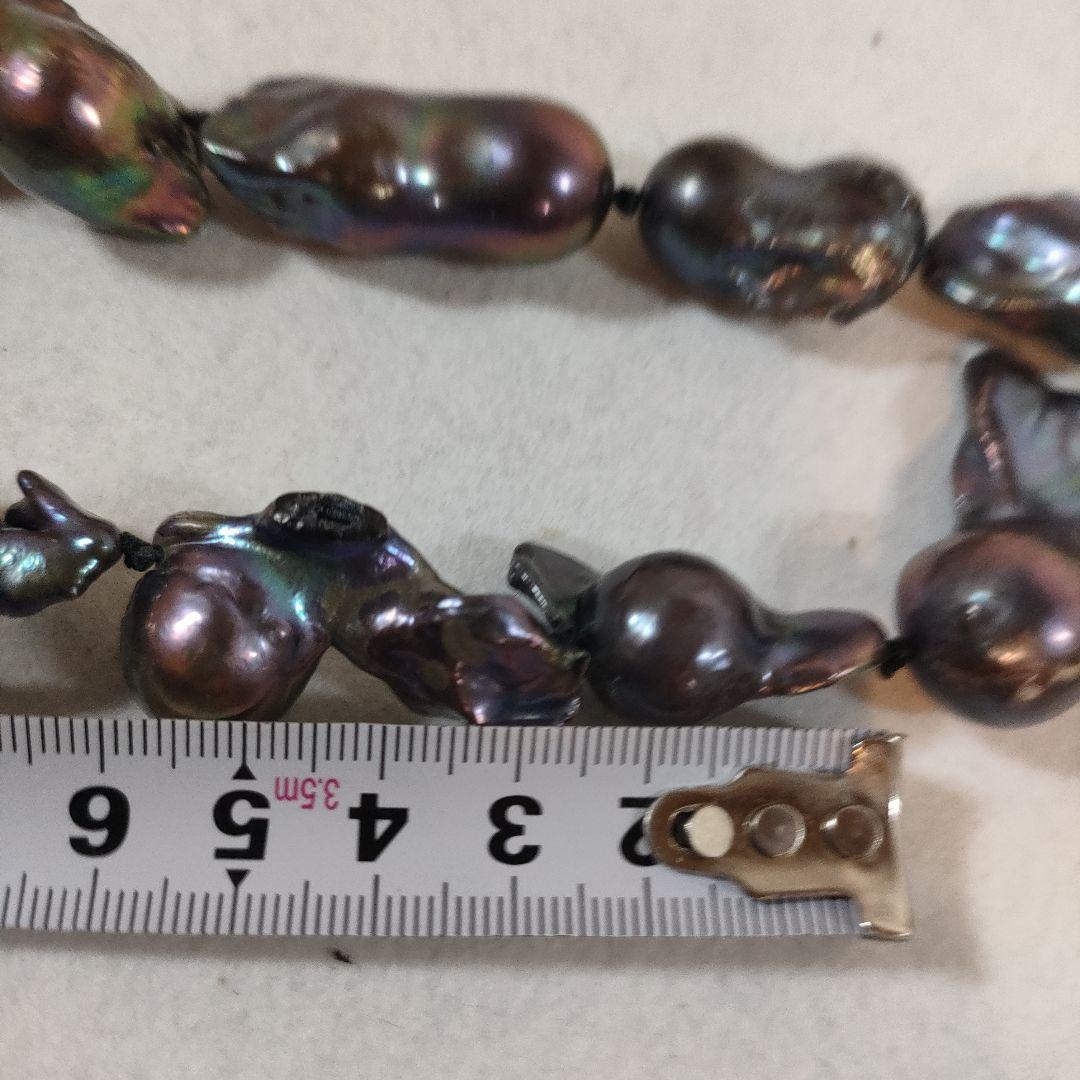 b71 パール　黒蝶　ネックレス