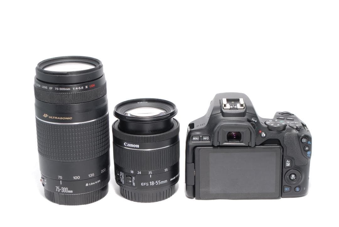 ✨Canon Kiss X10✨Wレンズ✨新品級✨軽量モデル✨一眼レフ