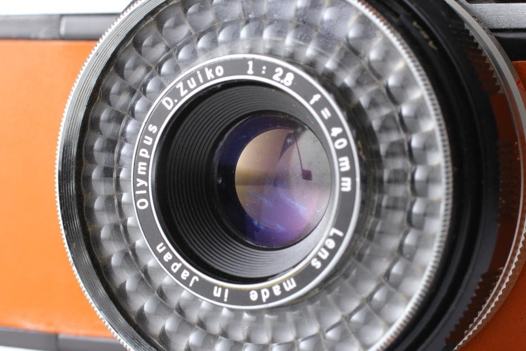 【美品 整備済】黄土色 オリンパス トリップ35 フィルムカメラ #1074