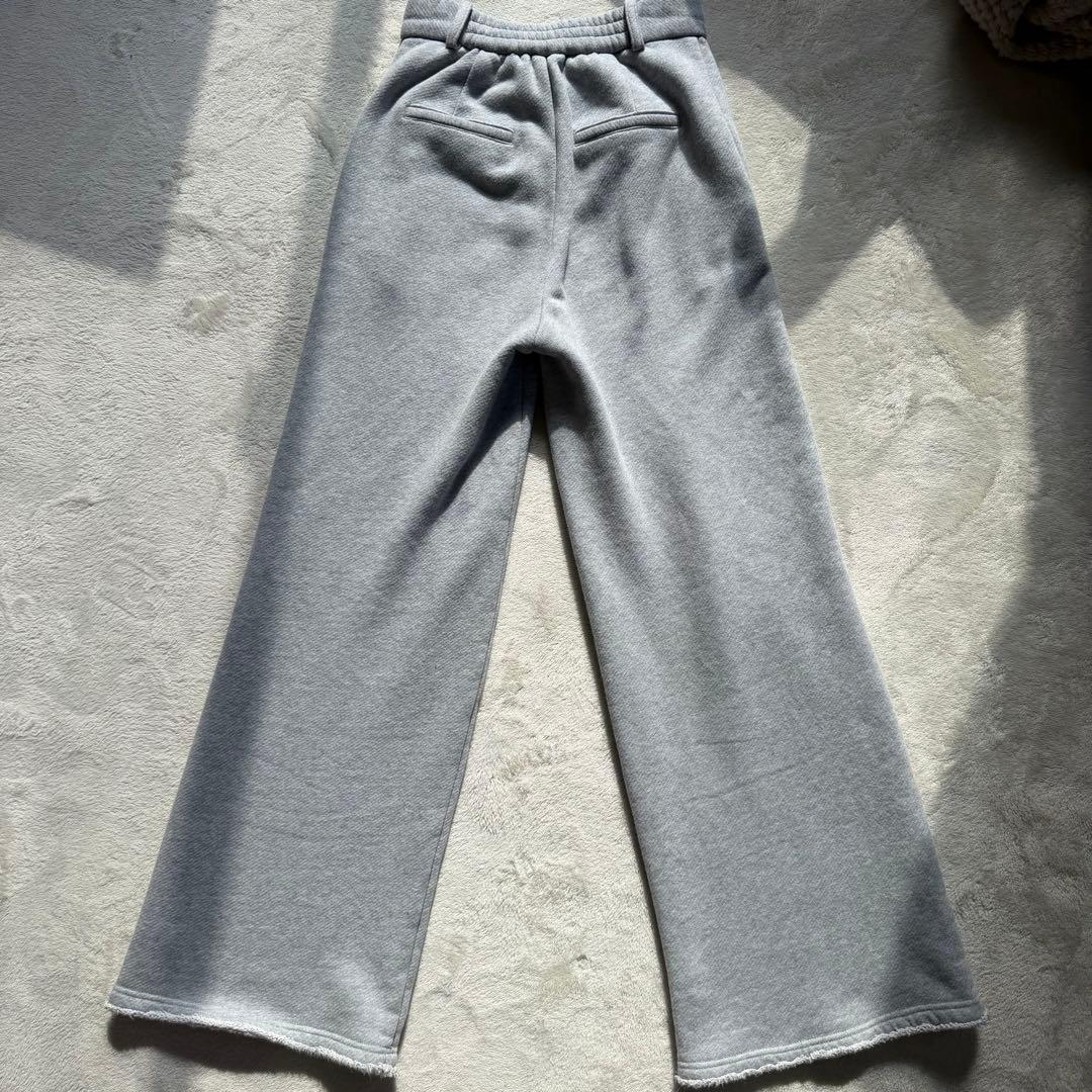 ピンタックスウェットパンツ