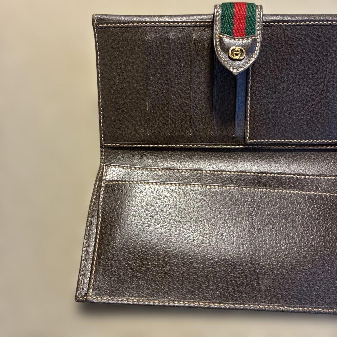 Gucci GGパターン 長財布 ベージュ/ブラウン
