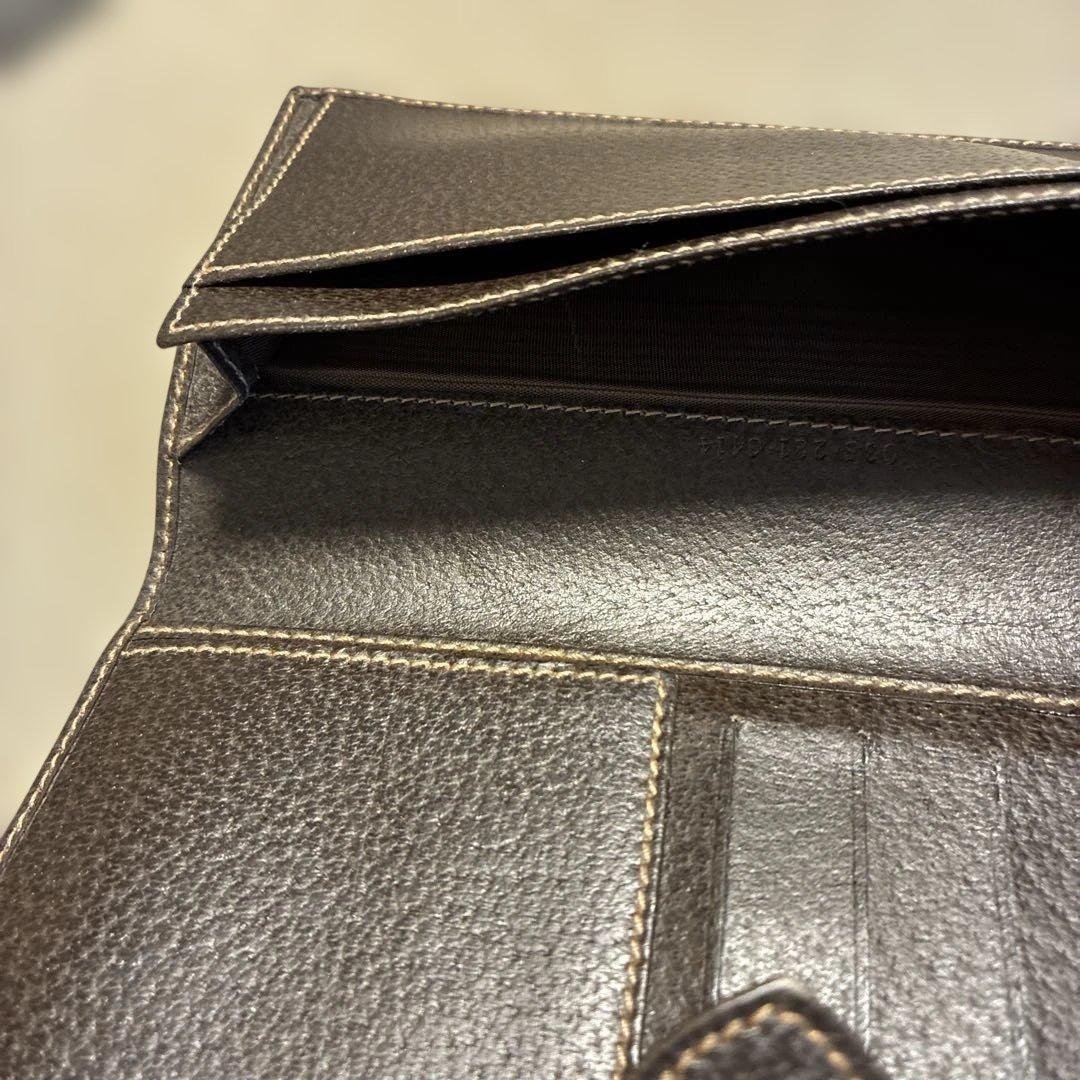 Gucci GGパターン 長財布 ベージュ/ブラウン