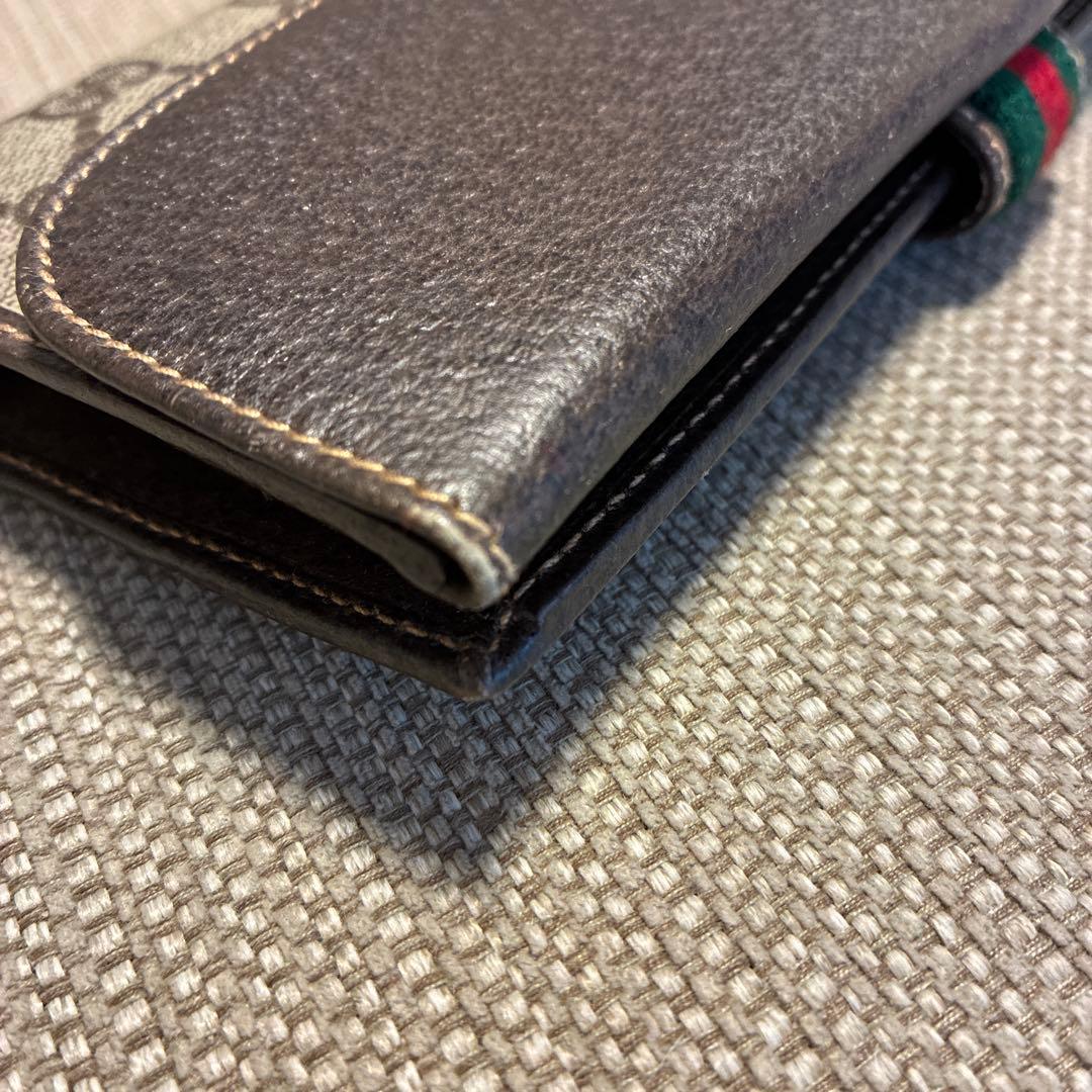 Gucci GGパターン 長財布 ベージュ/ブラウン