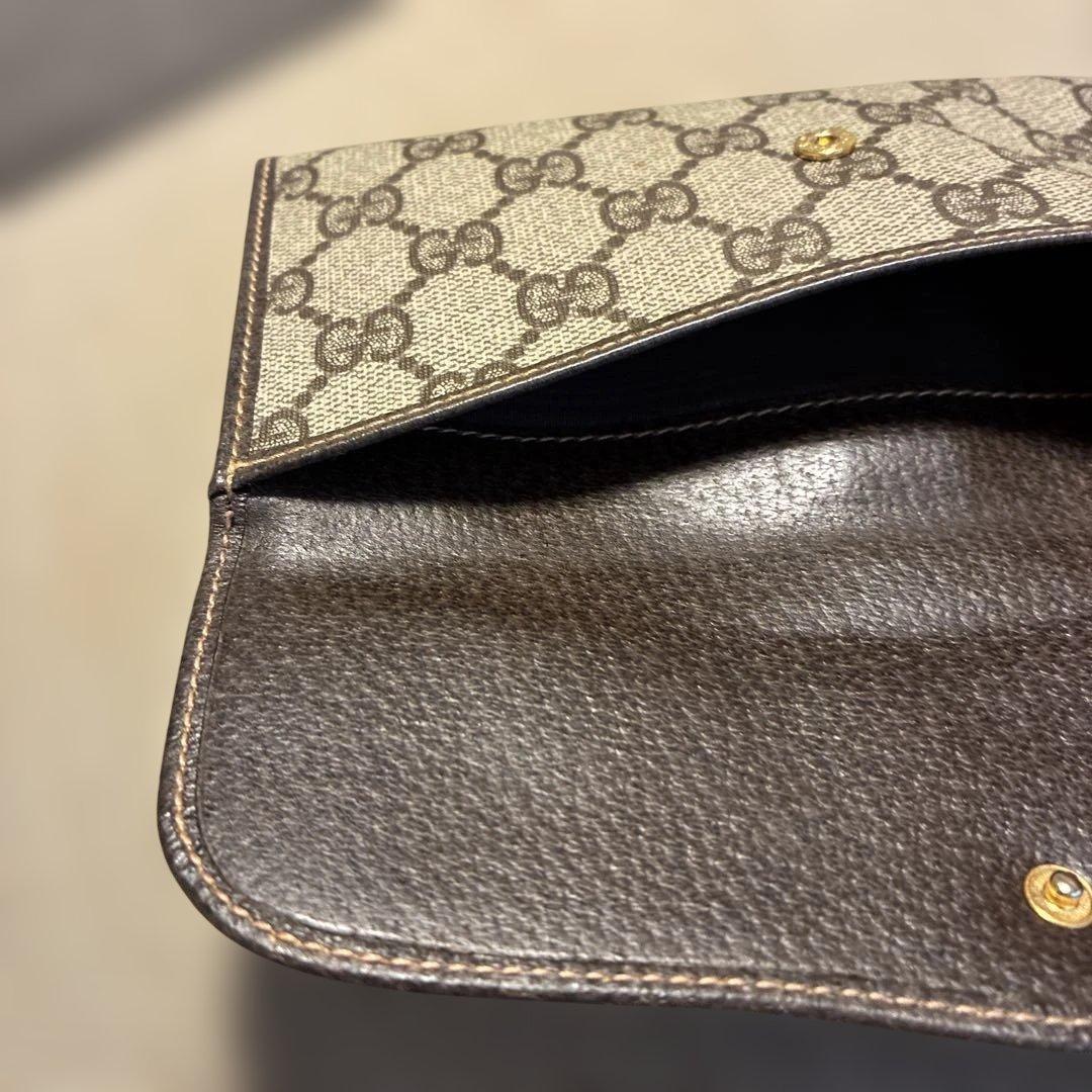 Gucci GGパターン 長財布 ベージュ/ブラウン