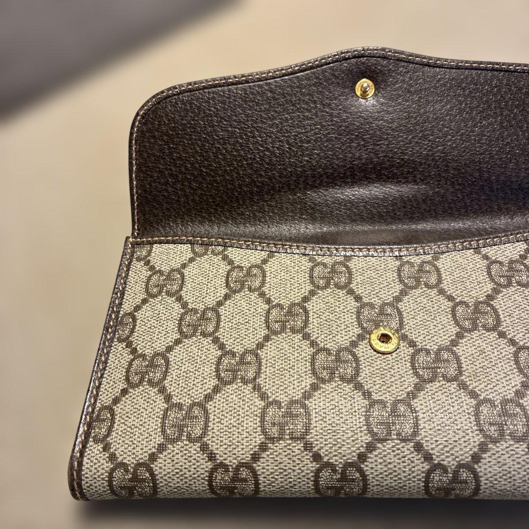 Gucci GGパターン 長財布 ベージュ/ブラウン