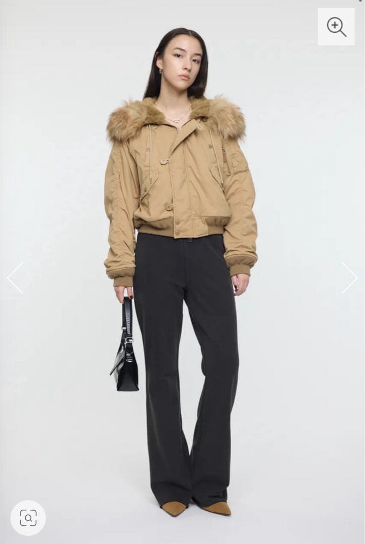 moussy SHORT N2B beige マウジー アウター ベージュ