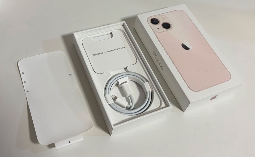 (美品)Apple iPhone 13mini ピンク 128GB 本体 箱付き