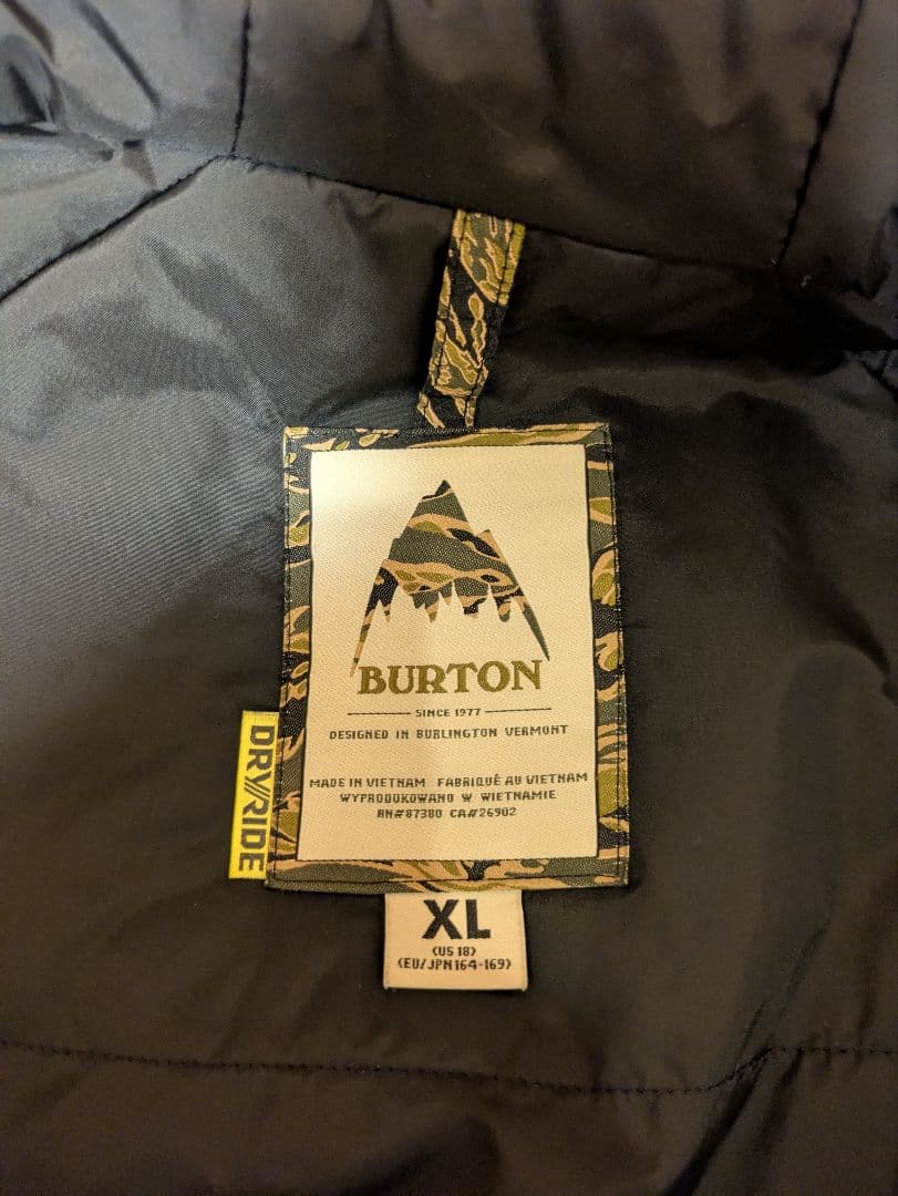 Burton 子ども用 スノーボードウェア　上下　　150〜160　L XL