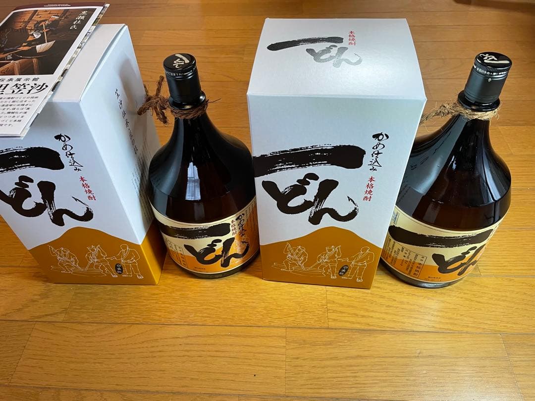 ☆杜氏の里　笠沙　【幻の焼酎　一どん(いっどん)】1800ml 2本セット箱付★