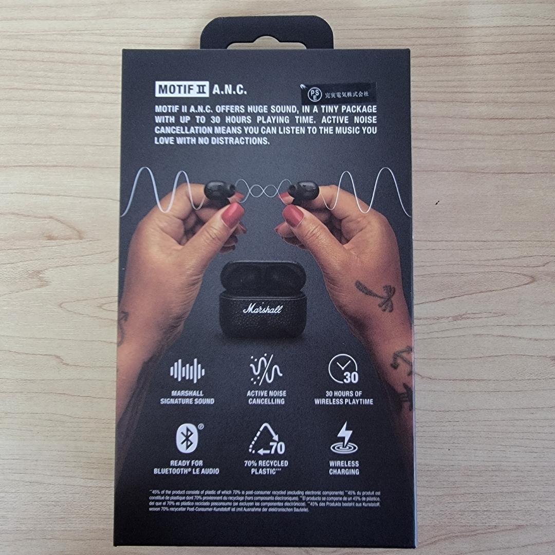 あー【ほぼ新品】Marshall MOTIF II A.N.C