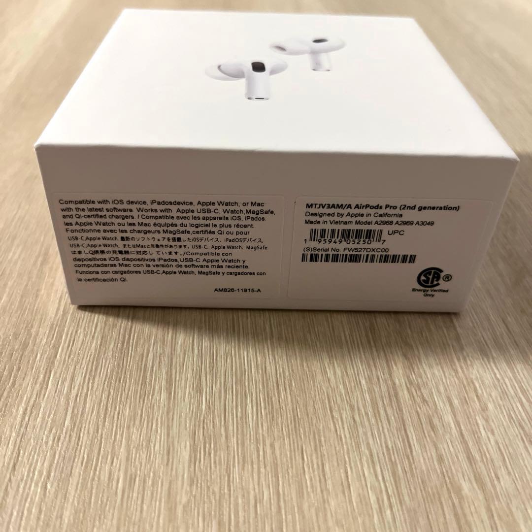 【正規品新品未使用】AirPods pro第二世代　本体